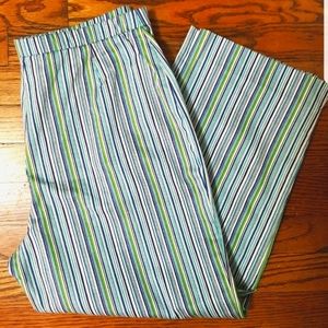Coldwater Creek Striped Capri Pants